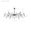 WOMO Adjustable Candelabra Chandelier-WM2038 thumbnail