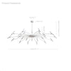 WOMO Adjustable Candelabra Chandelier-WM2038 thumbnail