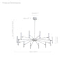 WOMO Adjustable Candelabra Chandelier-WM2038 thumbnail