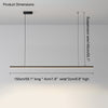 WOMO Extra Long Linear Pendant Light-WM2011 thumbnail