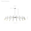 WOMO Adjustable Candelabra Chandelier-WM2038 thumbnail