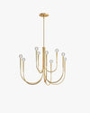 WOMO Swoop Arm Candle Chandelier-WM2508 thumbnail