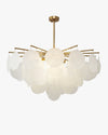 WOMO Tiered Textured Glass Cloud Chandelier-WM2005 thumbnail