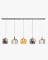 WOMO Colored Glass Multi Pendant Chandelier-WM2111a thumbnail