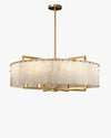 WOMO Round Alabaster Chandelier-WM2390a thumbnail