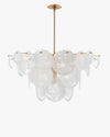 WOMO Textured Glass Disc Chandelier-WM2477 thumbnail