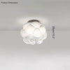 WOMO Cloud Milk Blown Glass Ceiling Light-WM1036 thumbnail