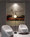 WOMO 2-bulb Moons Reading Floor Lamp-WM7076 thumbnail