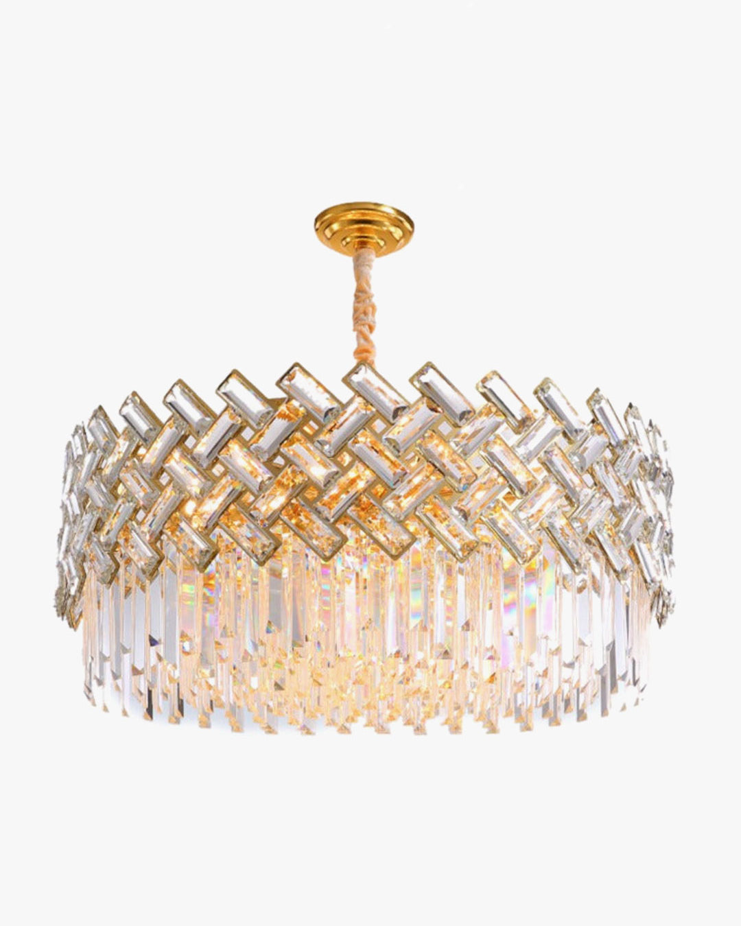 WOMO Shield Crystal Round Chandelier-WM2190 – WOMO.UK