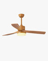 WOMO 3 Wood Blade Ceiling Fan Lamp-WM5068 thumbnail