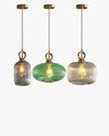 WOMO Reeded Glass Pendant Light-WM2264 thumbnail
