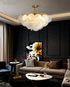 WOMO Tiered Textured Glass Cloud Chandelier-WM2005 thumbnail