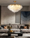 WOMO Tiered Textured Glass Cloud Chandelier-WM2005 thumbnail