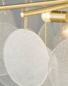 WOMO Tiered Textured Glass Cloud Chandelier-WM2005 thumbnail