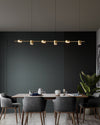 WOMO 6 Light Linear Chandelier-WM2048 thumbnail
