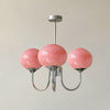 WOMO Pink Glass Globe Arm Chandelier-WM2052 thumbnail