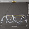 WOMO Rope Led Round Chandelier-WM2059b thumbnail