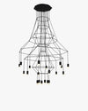 WOMO Wire Tiered Sculptural Chandelier-WM2066 thumbnail