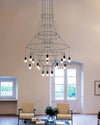 WOMO Wire Tiered Sculptural Chandelier-WM2066 thumbnail
