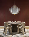 WOMO Mesh Uplight Vaulted Ceiling Pendant Chandelier-WM2069 thumbnail
