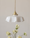 WOMO Retro Coloured/Pink Glass Pendant Light-WM2084 thumbnail