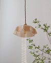 WOMO Retro Coloured/Pink Glass Pendant Light-WM2084 thumbnail