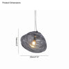 WOMO Cloud Blown Glass Pendant Light-WM2101 thumbnail