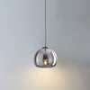 WOMO Smoked/Amber Blown Glass Pendant Light-WM2108 thumbnail