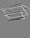 WOMO Black Tiered Rectangular Chandelier-WM2120 thumbnail