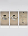 WOMO Black Tiered Rectangular Chandelier-WM2120 thumbnail