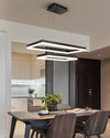 WOMO Black Tiered Rectangular Chandelier-WM2120 thumbnail