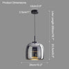 WOMO Drum Blown Glass Pendant Light-WM2145 thumbnail