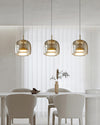 WOMO Drum Blown Glass Pendant Light-WM2145 thumbnail