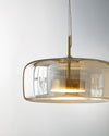 WOMO Drum Blown Glass Pendant Light-WM2145 thumbnail