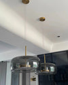WOMO Drum Blown Glass Pendant Light-WM2145 thumbnail