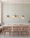 WOMO Drum Blown Glass Pendant Light-WM2145 thumbnail