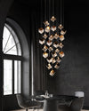 WOMO Ice Cube Textured Glass Chandelier-WM2150 thumbnail