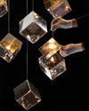 WOMO Ice Cube Textured Glass Chandelier-WM2150 thumbnail