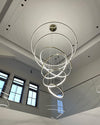 WOMO Large Tiered Ring LED Foyer Chandelier-WM2160 thumbnail