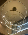 WOMO Large Tiered Ring LED Foyer Chandelier-WM2160 thumbnail