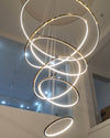 WOMO Large Tiered Ring LED Foyer Chandelier-WM2160 thumbnail