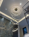 WOMO Large Tiered Ring LED Foyer Chandelier-WM2160 thumbnail