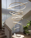 WOMO Large Tiered Ring LED Foyer Chandelier-WM2160 thumbnail