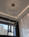 WOMO Large Tiered Ring LED Foyer Chandelier-WM2160 thumbnail