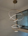 WOMO Large Tiered Ring LED Foyer Chandelier-WM2160 thumbnail