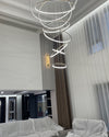 WOMO Large Tiered Ring LED Foyer Chandelier-WM2160 thumbnail