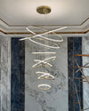 WOMO Large Tiered Ring LED Foyer Chandelier-WM2160 thumbnail