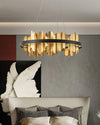 WOMO Iceberg Round Black Gold Chandelier-WM2183 thumbnail