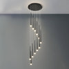 WOMO Cone Spiral Cascading Chandelier-WM2204 thumbnail