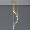 WOMO Cone Spiral Cascading Chandelier-WM2204 thumbnail